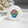 Estilo Nórdico Flor Floreciente Automático Telescópico Regla Suave temu Lindo Mini Pequeño Regla Suave Cinta Métrica Mini