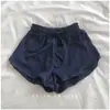 Pantalones Cortos de Costilla de Seda de Hielo para Mujer Verano Estilo Coreano Cintura Floja Ajustada Pierna Ancha Pantalones Deportivos Elásticos Pantalones Cortos Adelgazantes Calientes Ropa de Mujer