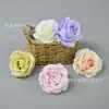 Flores artificiais de rosa corola para decoração de casa arranjo de flores pacote de materiais para layout de cena de casamento popular transfronteiriça com flores