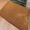 Tapete de Piso Imitação de Palmeira de Coco Estilo Retrô para Entrada, Capacho Removedor de Poeira para Uso Doméstico, Resistente à Sujeira, Resistente ao Desgaste, Fácil de Cuidar