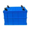 Caja de Plástico Rectangular Plegable de Tamaño Extra Grande y Espesor Extra con Ruedas, Jaula de Plástico con Ruedas, Caja de Transferencia Logística con Tapa