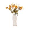 Arte Floral Shumen Flor de Camomila Artificial Flor Falsa Decoração Vaso de Cerâmica Retrô Arranjo de Flores Decoração Decoração de Alto Padrão