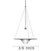 Candelabro de Restaurante Gotas de Agua Nórdico Diseñador Danés Lámpara de Mesa Artística para Mesita de Noche de Dormitorio Lámparas de Vidrio Personalizadas en Forma de OVNI