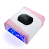 Nueva Lámpara de Uñas de Alta Potencia Lámpara de Horneado de Uñas a Batería Lámpara de Fototerapia para Uñas Sensible al Tacto Máquina de Lámpara de Horneado de Uñas