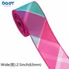 Cinta a cuadros de estilo británico con contraste de color impresa de 6,3 cm, cinta de cuadros multicolor para embalaje de caja de regalo de flores, decoración hecha a mano para DIY