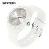 Sanda Popular de Moda Reloj de Agujas Examen Silencioso Todo Terreno Reloj para Estudiantes Infantil Luminoso Impermeable Reloj de Cuarzo