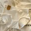 [7A Antibacteriano] Ropa Interior de Algodón para Bebé Color Sólido Texturizado Clase A para Niñas, Algodón Puro, Todo Blanco, Entrepierna Extendida, Calzones sin Costuras