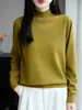Jaqueta Suéter Redonda Color Block com Studs de Diamante para Mulheres, Novo Estilo Coreano Outono e Inverno, Blusa de Tricô Interna Solta