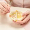 Plato de Comida de Dibujos Animados en Miniatura de Simulación Juguete de Comida Decoración para Apretar Pegamento de Crema DIY Imán para Refrigerador Hecho a Mano Accesorios de Resina