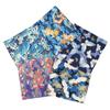 Set de tela patchwork de 5 colores dorado tela floral estilo japonés algodón floral hecho a mano diy tela de algodón tela al por mayor tela estampada para cabeza