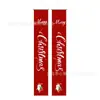 Bandera colgante de pareado navideño transfronterizo Banner decorativo para porche con temática de Grinch hecho de material de poliéster para fiestas navideñas, personalizable