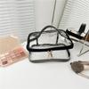 Bolsa de Cosméticos de PVC Transparente de Gran Capacidad Bolsa de Almacenamiento Portátil Bolsa de Aseo Multifuncional Impermeable Bolsa de Cosméticos Transfronteriza