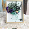 Regalo del Día de la Madre Marco de Fotos con Flores Secas Hecho a Mano DIY Marco de Fotos de Escenario con Flores Secas Accesorios para Actividades de Salón del Día de la Madre Team Building