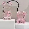 Cristal de Imitação Fofo Enfeites de Mesa Alta Transparência Urso Violento Kt Gato Filhote Gato da Sorte Combinação Prêmios Infantis