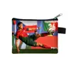 Merchandising de Fútbol Copa Mundial 2026 Monedero Pequeño Exquisito para Niños Cartera Portátil Bolsita para Monedas con Cremallera Minibolsa