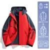 Chaqueta Tres en Uno para Hombre y Mujer, Forro Polar, Cortavientos e Impermeable, Chaqueta de Montañismo Xizang para Exteriores, Chaqueta Funcional con Logotipo Estampado