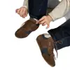 Tênis de Treino Alemão Color Block Estilo Vintage Novo Outono/Inverno 2026 para Mulheres, Cadarço de Camurça Solado Grosso Casual Tênis de Solado Macio para Mulheres