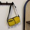 Nova Bolsa de Ombro com Múltiplos Bolsos Moda Feminina Casual Bolsa Transversal Bolsa Mensageiro Masculina Leve Esportiva Outdoor Bolsa Transversal