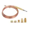 Kit de Reemplazo de Termopar Universal de Cinco Piezas para Estufa de Gas, Chimenea, Adaptador de Dispositivo de Calefacción, Kit de Reparación de Termopar