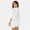 Vestido Básico Liso Nova Coleção Outono Renda Casual Manga Sino Manga Longa Ajustado Vestido Longo Venda por Atacado