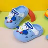 Tamancos de Verão Novo Estilo para Meninos, Sandálias Fechadas Antiderrapantes Infantis, Sapatos Respiráveis Macios com Solado Macio para Bebê, Uso Duplo em Casa e ao Ar Livre