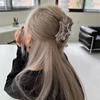 Presilha de Estrela Y2k Estilo Europeu e Americano Ins Metal Temperamento Mulheres Maduras Parte Traseira da Cabeça Estrela de Cinco Pontas Presilha de Cabelo de Nicho Feminina Outono e Inverno