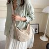 Nicho japonês Casual Masculino e Feminino Mesmo Estilo Nylon Dumpling Bolsa Bolsa de Ombro para Estudantes All-match Fashion New Fashionable Casual Bag