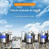 Linha de Produção de Iogurte Máquina de Pasteurização Equipamento de Produção de Iogurte Leite de Cabra Leite Leite Pasteurização Conservação