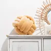 Cojín Decorativo de Color Sólido Transfronterizo, Bola de Cojín de Cuerda de Tres Hilos, Decoración de Cojín para Cabecera de Cama Tejido a Mano, Sofá, Respaldo del Hogar, Ventana Saliente