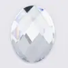30*40MM superfície de tartaruga ovo plana broca acrílica prisma oval espelho DIY vara acessórios de diamante atacado