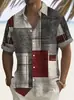 Camisa de manga curta transfronteiriça vestuário masculino camisa masculina de verão moda de férias estilo novo