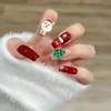 Nueva serie navideña más vendida resina parche grande mixto muñeco de nieve navideño árbol de Navidad accesorios para joyería diy venta al por mayor