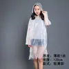 Impermeable Grueso Desechable para Adultos Niños Largo Cuerpo Completo Antitormenta Rafting Montañismo Portátil Transparente de una Pieza Capa de Lluvia