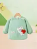 Babero Impermeable de Pana para Bebé para Comer, Anti-Suciedad, Otoño e Invierno, Babero Unisex para Bebé, Babero Infantil