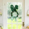 Amazon Cross-Border Novo Produto Guirlanda de Orelhas de Coelho de Páscoa Guirlanda de Coelho Luminosa LED Pendurar na Porta Decoração de Casa