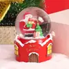 Bola de Nieve Automática Bola de Cristal Decoración del Hogar Carrusel Caja de Música, Exquisita Caja de Música como Regalo de Cumpleaños para Niños