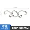Adorno de Puerta Estilo Europeo de Acero Inoxidable, Ventana Antirrobo, Puerta de Patio, Accesorios para Barandilla de Escalera 304, Barandilla Protectora Decorativa de Valla de Flores, Flor C S