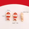 [Joias Hehui] Venda Quente Transfronteiriça Liga de Zinco Óleo Gotejante Peixe Pequeno Peixe Tropical Acessórios Pulseira DIY Acessórios com Contas