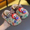 Armazém Jieyang - Pantufas Infantis de Algodão Panda, Pantufas Fofas de Inverno para Bebês, Meninos e Meninas, Pelúcia, Quentes, com Solado Grosso e Antiderrapante para Uso Interno