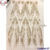 Padrão romano viscose artesanato contas com glitter tecido de renda malha vestido feminino tecido de renda de casamento acessórios decorativos