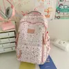 Mochila Estilo Japonés Transfronteriza Ins para Niñas Estudiantes de Secundaria Mochila Linda Dulce de Estrellas Estudiantes de Preparatoria Mochila de Gran Capacidad