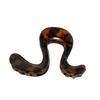 11cm Calidad Alto Brillo Color Carey Leopardo Acrílico Pinza Grande Elegante Francés Pinza Tiburón Pinza para el Cabello para Mujeres