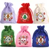 Bolsas de Regalo Navideñas Reempaquetadas por Amazon Bolsas de Empaque de Dulces de Cuenta Regresiva de Adviento Coloridas Bolsas de Regalo para Fiestas Navideñas