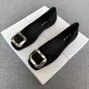 Zapatos Planos Cuadrados Elegantes de Punta Cuadrada para Mujer, Nuevos de Otoño 2026, Zapatos Populares de Gamuza, Versátiles con Hebilla Cuadrada, Zapatos Planos Cómodos