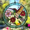 Decoración de Ventana Acrílica de Colibrí Nuevo Transfronteriza Colgante Decorativo de Ventana de Colibrí