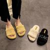 Zapatillas Avanzadas de Felpa Mao Mao para Mujer Verano 2024 Nuevo Estilo Cómodas de Llevar Suela Gruesa Zapatillas Elevadoras