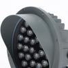 Proyector LED impermeable para exteriores, luz de proyección redonda con ruedas, para parques, paisajes, jardines, iluminación comunitaria, reflector