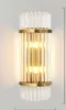 Luminária de Parede para Sala de Estar, Luxo Leve Cristal Personalidade Criativa Luminária de Cabeceira de Quarto, Luminária de Corredor Pós-Moderna, Luminária de Parede para Fundo de TV