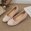 Exquisitos zapatos de ballet para mujer de 5 cm, estilo nuevo, con aumento interno de altura, zapatos Mary Jane sin cordones para otoño e invierno 2026