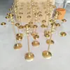 Candelabro de Hierro Forjado Portavelas Estilo Europeo Portavelas de Cinco Brazos Candelabro para Restaurante Hotel Adorno Decoración del Día de San Valentín